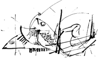 Vanda Oliva, Fish on keyboard, 1991